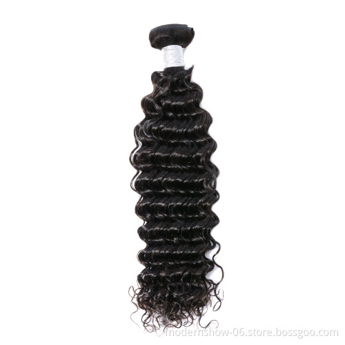 10A Grade Cuticle Aligned Raw Virgin Hair Vendors Human Hair Bundles With Closure